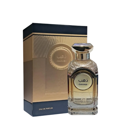 Dahab Eau de Parfum bottle and packaging on a white background