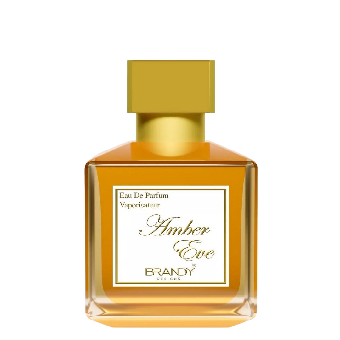 Amber Eve Brandy perfume bottle on a white background