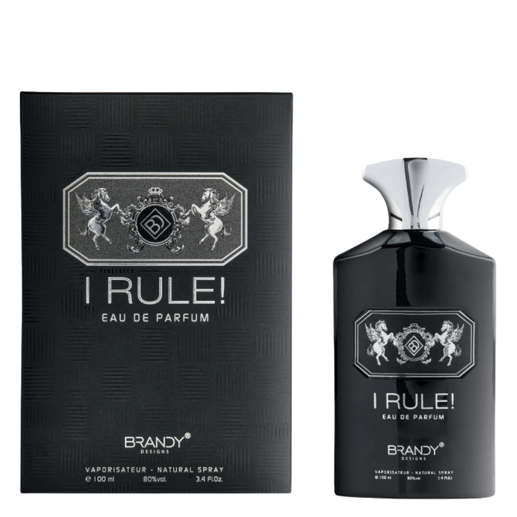 I Rule! Eau de Parfum bottle and packaging on a white background