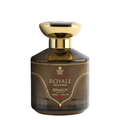 Perfume bottle with gold cap and 'Ottoman Royale' branding on a white background