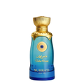 Surrati Dubai Ocean perfume bottle with gold cap on a white background